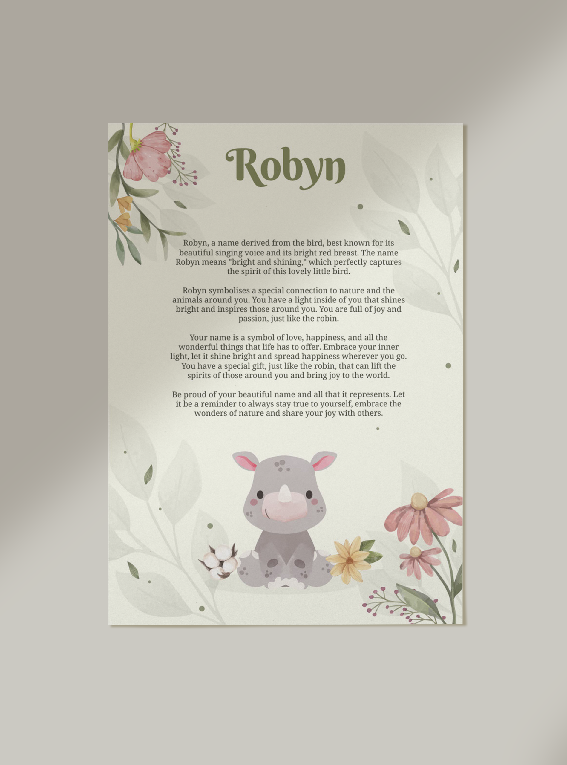 Name Origin Poster - Image 5